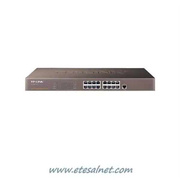 سوییچ 16 پورت مگابیتی تی پی-لینک TL-SL1117 TP-LINK TL-SL1117 16-Port 10/100Mbps + 1-Port Gigabit Switch - 3