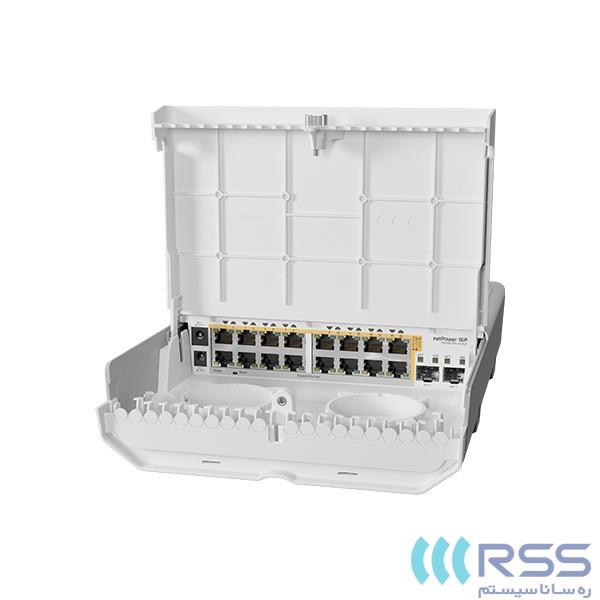 سوئیچ 18 پورت میکروتیک Mikrotik Outdoor netPower 16P