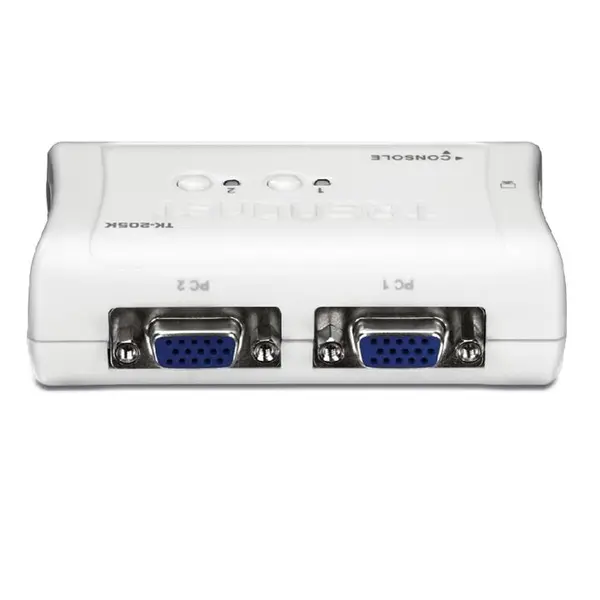 سوئیچ کی وی ام ترندنت مدل 205 کی TRENDnet TK-205K 2-Port PS/2 KVM Switch Kit