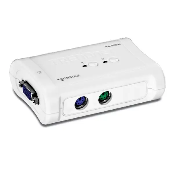 TRENDnet TK-205K 2-Port PS/2 KVM Switch Kit