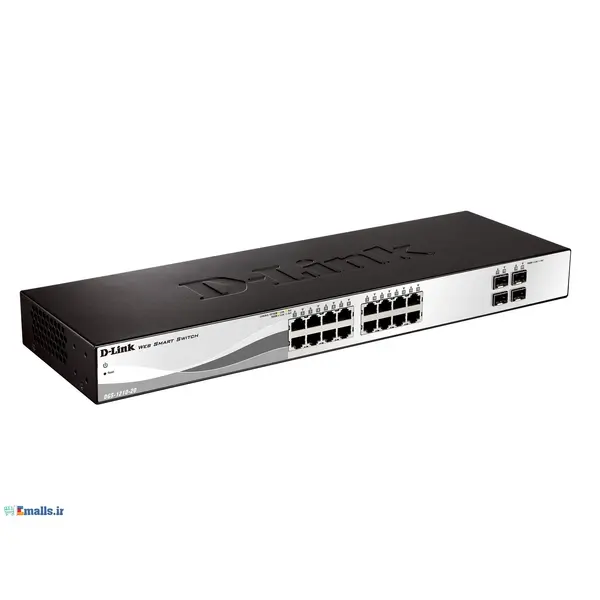سوییچ 20 پورت و گیگابیتی دی-لینک مدل DGS-1210-20 با 16 پورت UTP و 4 پورت SFP D-Link DGS-1210-20 20-Port Gigabit WebSmart Switch with 16 UTP and 4 SFP Ports - 2