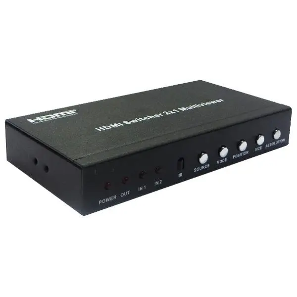 سوئیچ 2 به 1 HDMI فرانت مدل FN-S152MR با قابلیت نمایش دوگانه Faranet FN-S152MR 2X1 HDMI Multi Viewer Switch