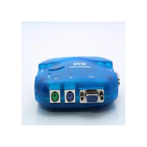 سوئیچ کی وی ام کی نت 2 پورت پی اس 2 با کابل KVM Switch Knet 2Port PS2 with cable - 2