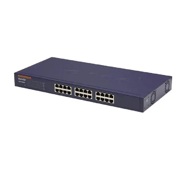 سوییچ غیرمدیریتی 24 پورت 10/100/1000 تندا تی ای جی 1024 تی Tenda 24-Port 10/100/1000Mbps + 2 Gigabit Fiber SFP Unmanaged Switch TEG1024T - 5