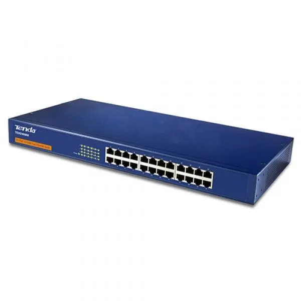 سوییچ شبکه 24 پورت 10/100 تندا تی ای اچ 2400 ام Tenda 24-Port 10/100Mbps Switch TEH2400M - 5