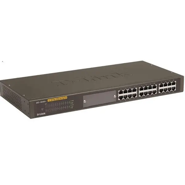 سوئیچ 24 پورت دی لینک مدل دی ایی اس 1024 آر پلاس D-Link DES-1024R Plus 24-Port Fast Ethernet Unmanaged Switch With Open Slot - 3