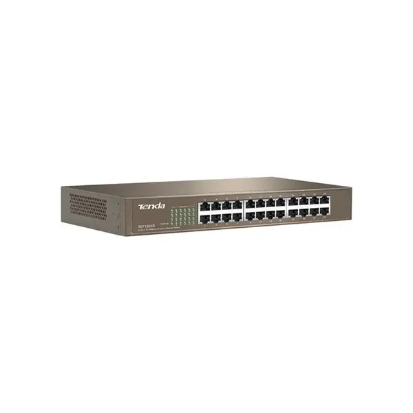 سوئیچ 24 پورت غیرمدیریتی تندا مدل تی ای اف 1024 دی Tenda TEF1024D 24-Port 10/100 Unmanaged Switch - 4