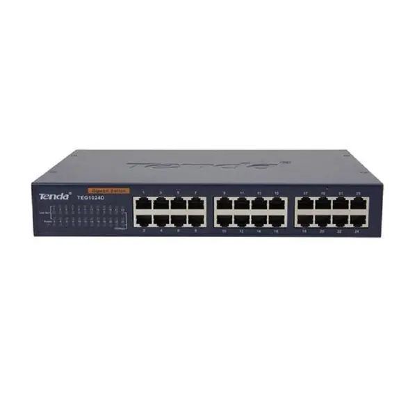 سوئیچ 24 پورت تندا مدل تی ای جی 1024 دی Tenda TEG1024D 24-Port Switch
