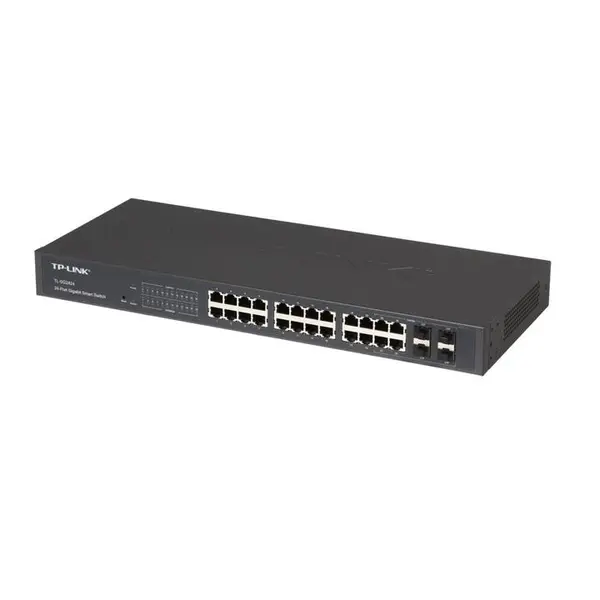 سوئیچ 24 پورت تی پی لینک مدل اس ال 2424 TP-LINK TL-SG2424 24-Port Gigabit Smart Switch with 4 Combo SFP Slots - 3