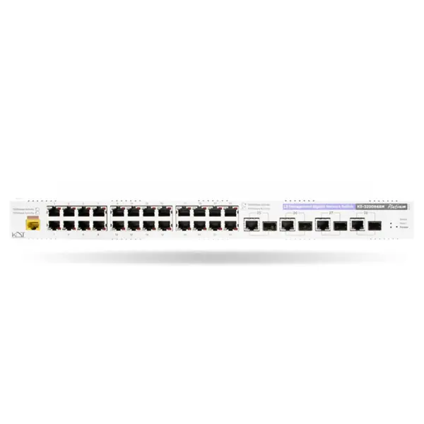 سوئیچ مدیریتی 24 پورت گیگ 4 پورت کومبو SFP کی دی تی KS-3200H4SM