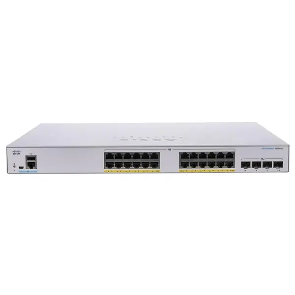 سوئیچ شبکه 24 پورت سیسکو مدل CBS350-24P-4G CISCO CBS350-24P-4G 24Port Managed Switch - 2