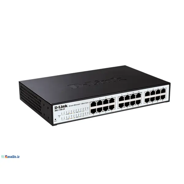 دی لینک سوییچ 24 پورتی گیگابیت DGS-1100-24 D-Link 24-Port Gigabit EasySmart Switch DGS-1100-24 - 3