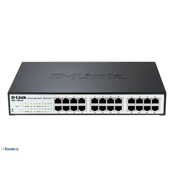 دی لینک سوییچ 24 پورتی گیگابیت DGS-1100-24 D-Link 24-Port Gigabit EasySmart Switch DGS-1100-24 - 2