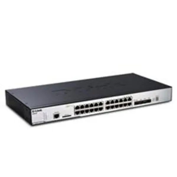 سوییچ 24 پورت مدیریتی دی-لینک مدل DGS-3120-24TC D-Link DGS-3120-24TC xStack L2 Managed Stackable Gigabit Switch - 2
