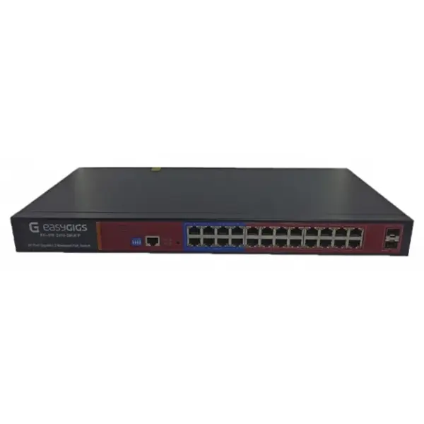سوییچ 24 پورت easygigs مدل EG-SW-2451-28GCP