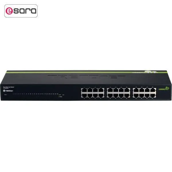 سوییچ 24 پورت ترندنت مدل GREENnet TE100-S24g TRENDnet GREENnet TE100-S24g 24-Port Switch