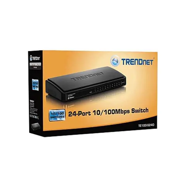 سوییچ 24 پورت ترندنت مدل TE100-S24D TRENDnet TE100-S24D 24-Port Switch