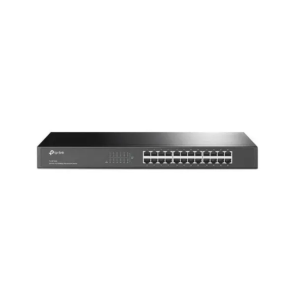 سوییچ 24 پورت مگابیتی و رکمونت تی پی-لینک مدل TL-SF1024 TP-LINK TL-SF1024 24-Port 10/100Mbps Rackmount Switch - 2