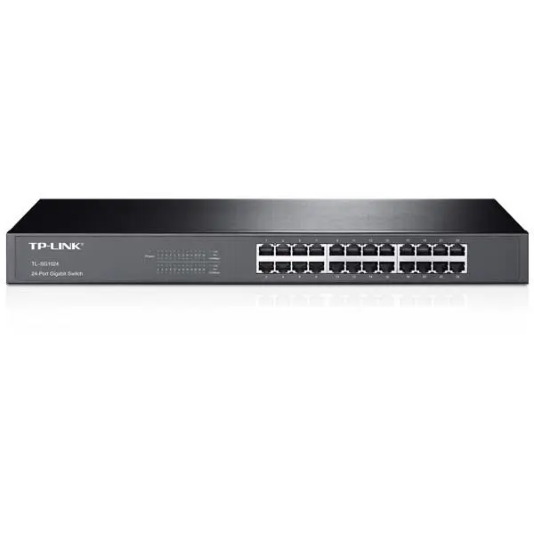 سوییچ 24 پورت گیگابیتی و رکمونت تی پی-لینک مدل TL-SG1024 TP-LINK TL-SG1024 24-Port Gigabit Rackmount Switch - 4
