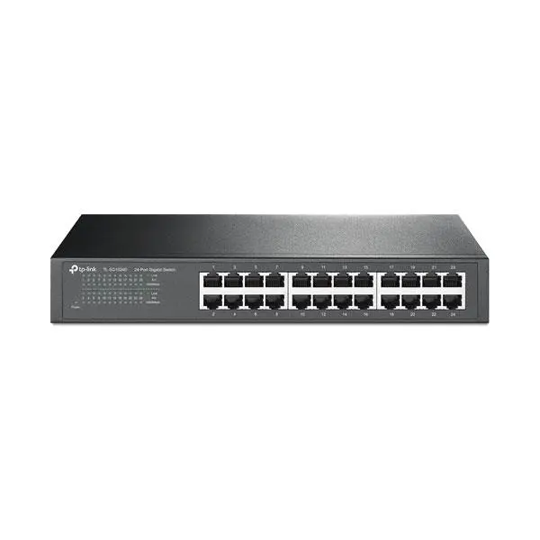 سوییچ 24 پورت گیگابیتی و دسکتاپ/رکمونت تی پی-لینک مدل TL-SG1024D TP-LINK TL-SG1024D 24-Port Gigabit Desktop/Rackmount Switch - 2