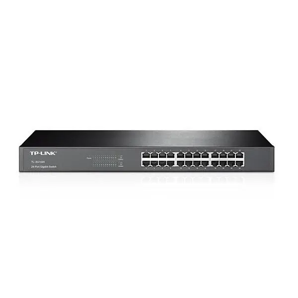سوییچ 24 پورت گیگابیتی و رکمونت تی پی-لینک مدل TL-SG1024 TP-LINK TL-SG1024 24-Port Gigabit Rackmount Switch - 3