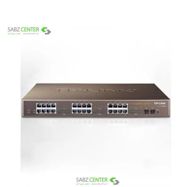 تی پی لینک سوئیچ 24 پورت مدیریتی وب اسمارت TL-SG2224WEB TP-LINK TL-SG2224WEB 24-Port Gigabit Web Smart Switch - 2