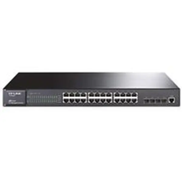 سوییچ مدیریتی 24 پورت تی پی-لینک مدل TL-SG5428 TP-LINK TL-SG5428 JetStream 24-Port Gigabit L2 Managed Switch - 5