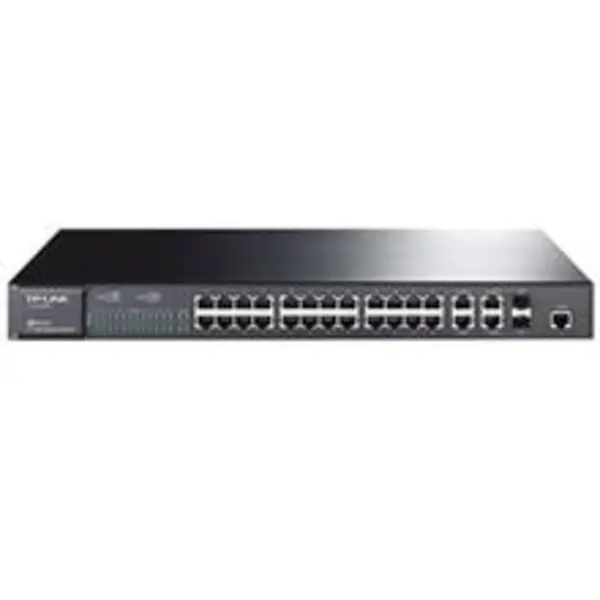 سوییچ مدیریتی 24 پورت تی پی-لینک مدل TL-SL5428E TP-LINK TL-SL5428E JetStream 24-Port Managed Switch - 5