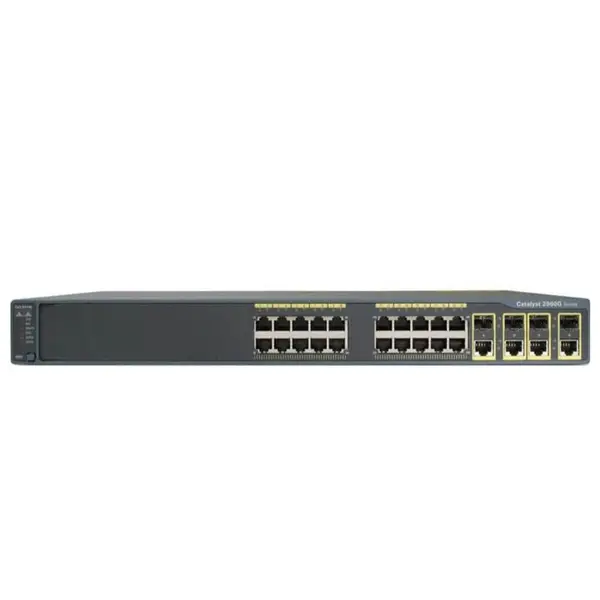 سوئیچ شبکه 24 پورت سیسکو WS-C2960G-24TC-L - 2