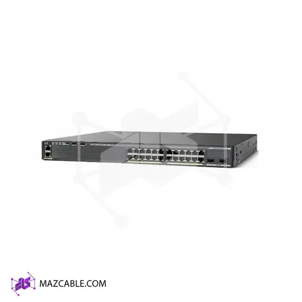 سوئیچ 24 پورت مدیریتی سیسکو مدل WS-C2960XR-24TS-I CISCO WS-C2960XR-24TS-I 24Port Managed Switch - 5