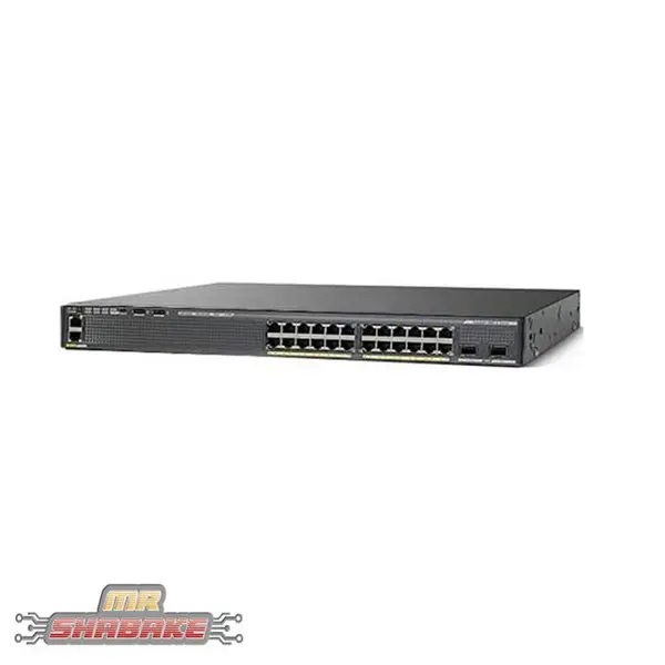 سوئیچ شبکه 24 پورت سیسکو WS-C2960X-24TD-L Cisco WS C2960X 24TD L Switch - 3