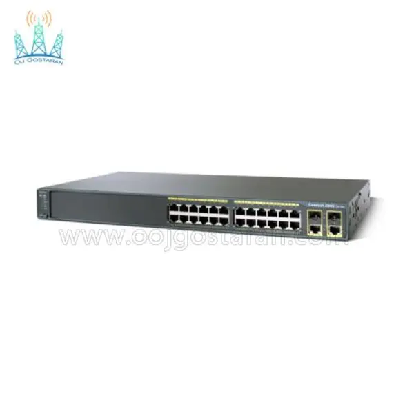 سوئیچ 24 پورت مدیریتی سیسکو مدل WS-C2960XR-24TD-I CISCO WS-C2960XR-24TD-I 24Port Managed Switch - 5