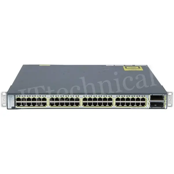 سوئیچ شبکه سیسکو 24 پورت WS-C3750E-24TD-S - 3