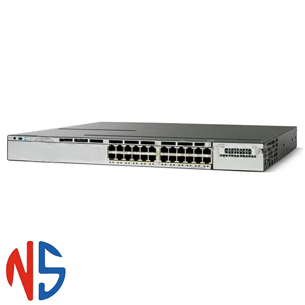 سوییچ 24 پورت سیسکو مدل WS-C3750X-24T-E Cisco WS-C3750X-24T-E 24-Port Switch - 2