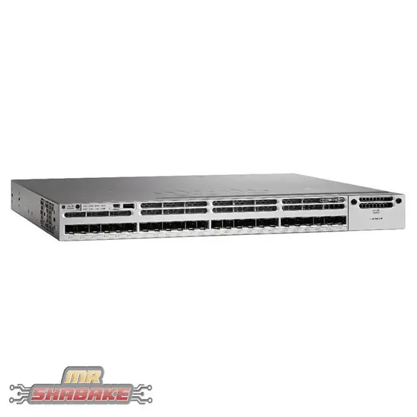 سوئیچ شبکه 24 پورت سیسکو مدل WS-C3850-24XS-S - 4