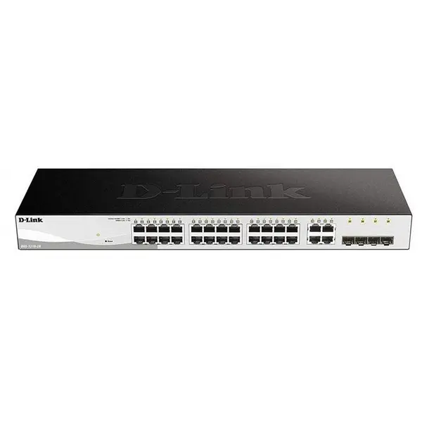 سوییچ 28 پورت گیگابیتی دی-لینک مدل DGS-1210-28 با 24 پورت UTP و 4 پورت SFP with 24 UTP and 4 SFP Ports D-Link DGS-1210-28 28-Port Gigabit WebSmart Switch - 3