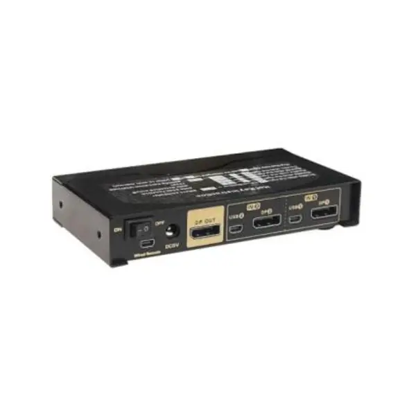 کی وی ام سوئیچ 2 پورت DisplayPort اتوماتیک همراه کابل کی نت پلاس KP-SWKDP02