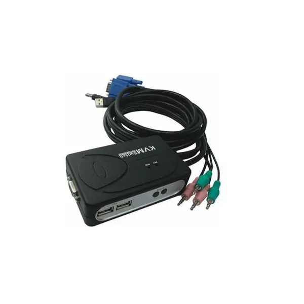 کی وی ام سوئیچ 2 پورت فرانت مدل FN-K2US Faranet USB 2port KVM Switch With Cable