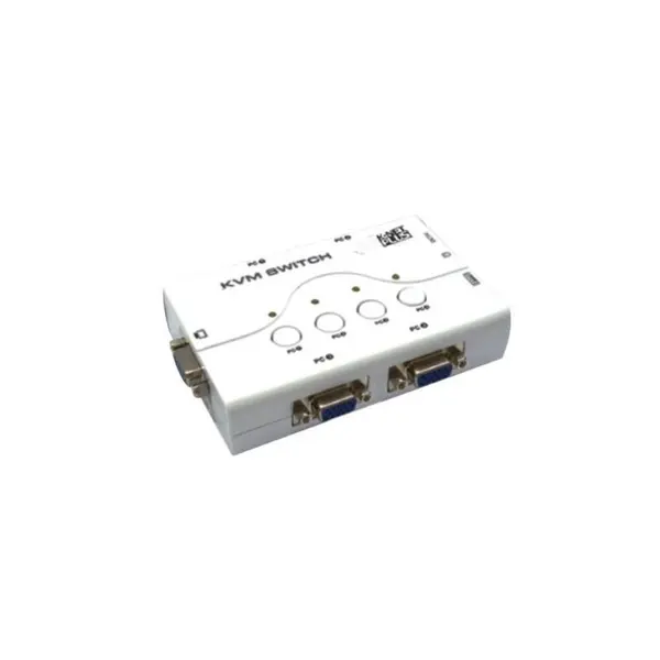 کی وی ام سوئیچ 2 پورت کی نت پلاس Knet Plus 1.2M 2-Port VGA KVM Switch - 4