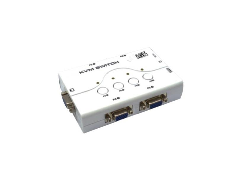 Knet Plus 1.2M 2-Port VGA KVM Switch