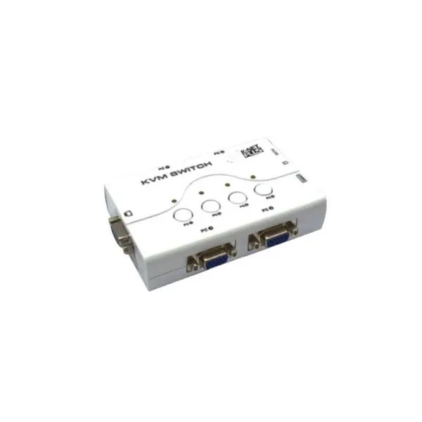 کی وی ام سوئیچ 2 پورت کی نت پلاس Knet Plus 1.2M 2-Port VGA KVM Switch - 2