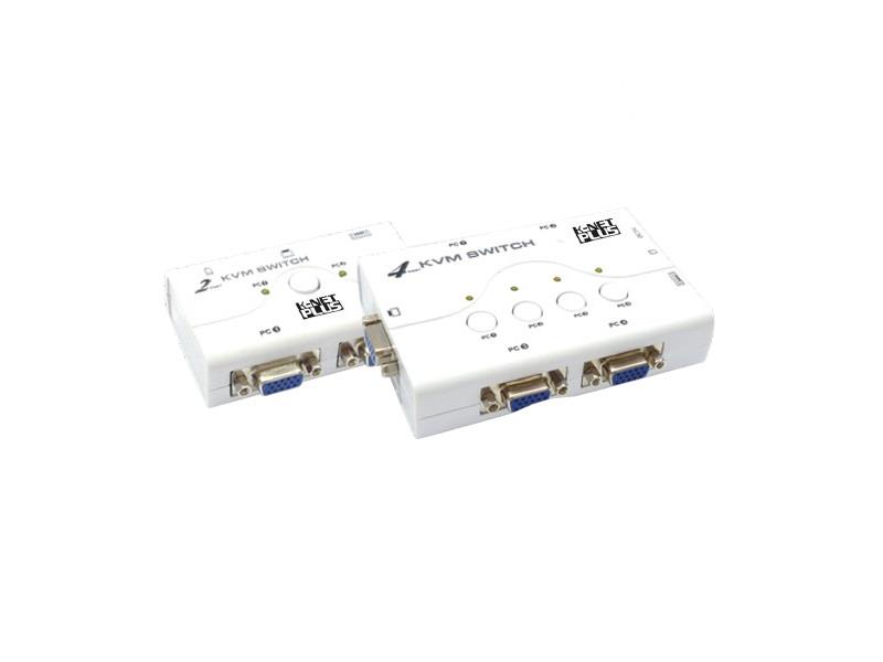 Knet Plus 1.2M 2-Port VGA KVM Switch