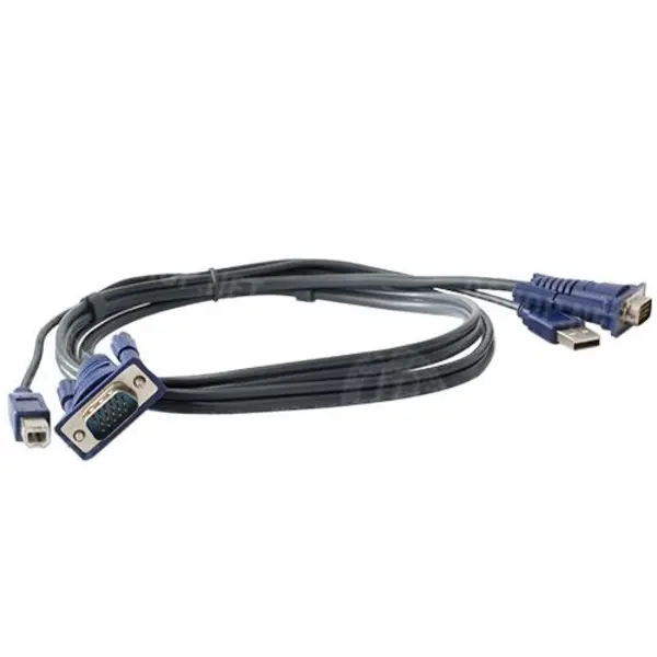 سوئیچ کی وی ام کی نت 2 پورت یو اس بی با کابل KVM Switch Knet 2Port USB with cable