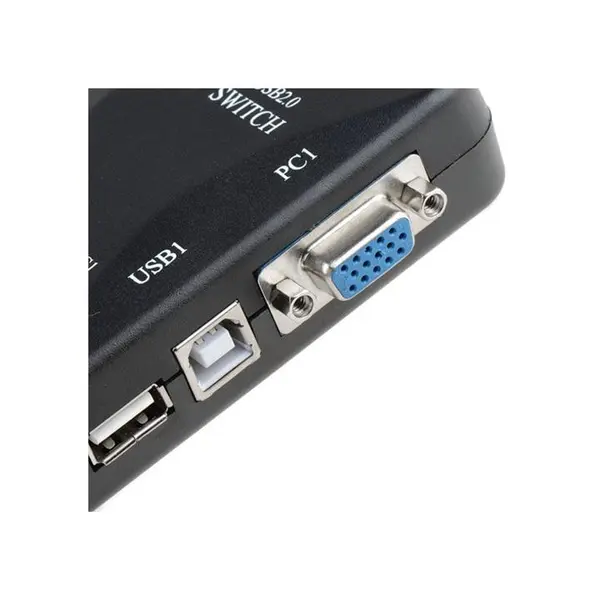 سوئیچ کی وی ام کی نت 2 پورت یو اس بی با کابل KVM Switch Knet 2Port USB with cable - 4