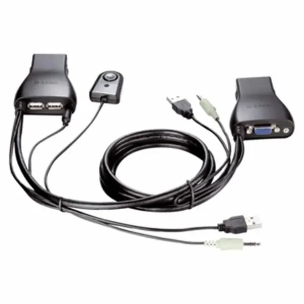 سوئیچ 2 پورت USB دی لینک KVM-222