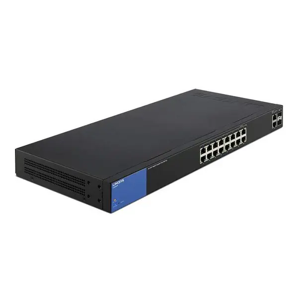 سوئیچ لینک سیس مدل ال جی اس 318 پی Linksys LGS318P 18-Port business Gigabit POE+ Smart Switch