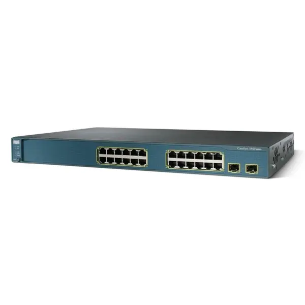 سوییچ مدیریتی لایه 3 24 پورت گیگابیت سیسکو WS-C3560G-24TS-S - 2