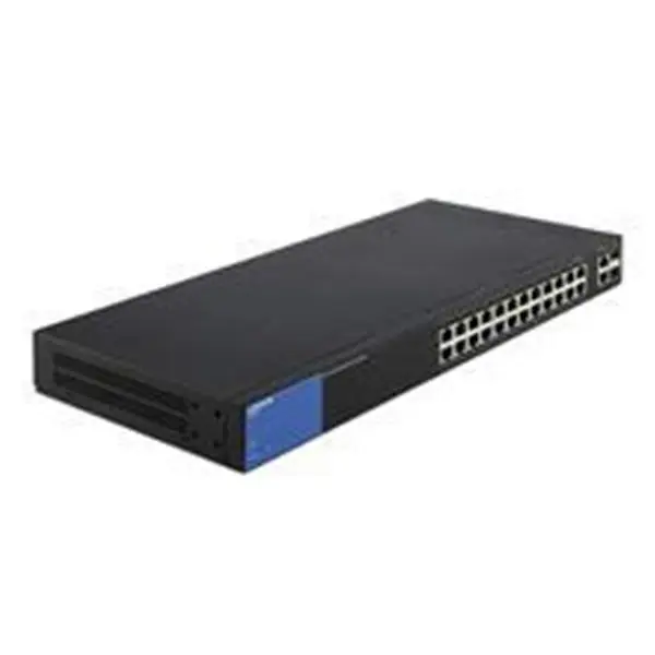 سوئیچ لینک سیس مدل ال جی اس 326 پی Linksys LGS326P 26-Port business Gigabit POE+ Smart Switch - 4