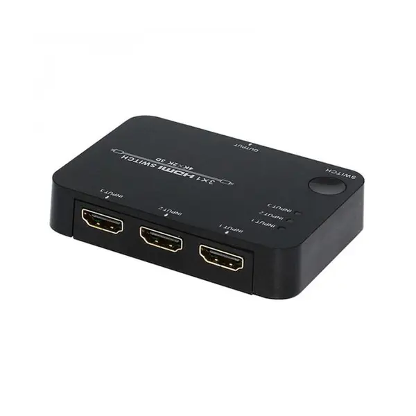 سوئیچ 3 پورت HDMI با قابلیت 3D و رزولوشن 4Kx2K با ریموت کنترل فرانت