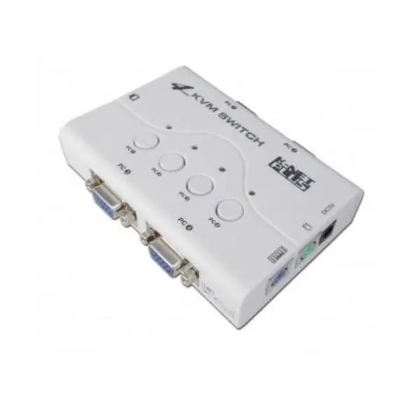 سوئیچ کی وی ام کی نت 4 پورت پی اس 2 با کابل KVM Switch Knet 4Port PS2 with cable - 2